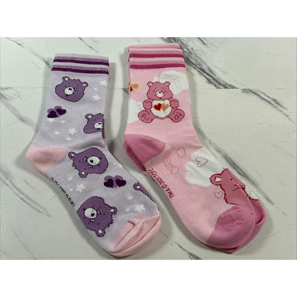 Shein X Care Bears Socks Multicolor One Size
